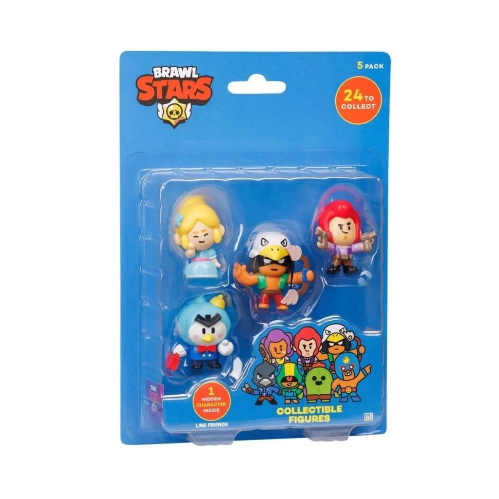 Nessiworld PMI/BRW2040 Brawl Stars 5li Figür -Necotoys