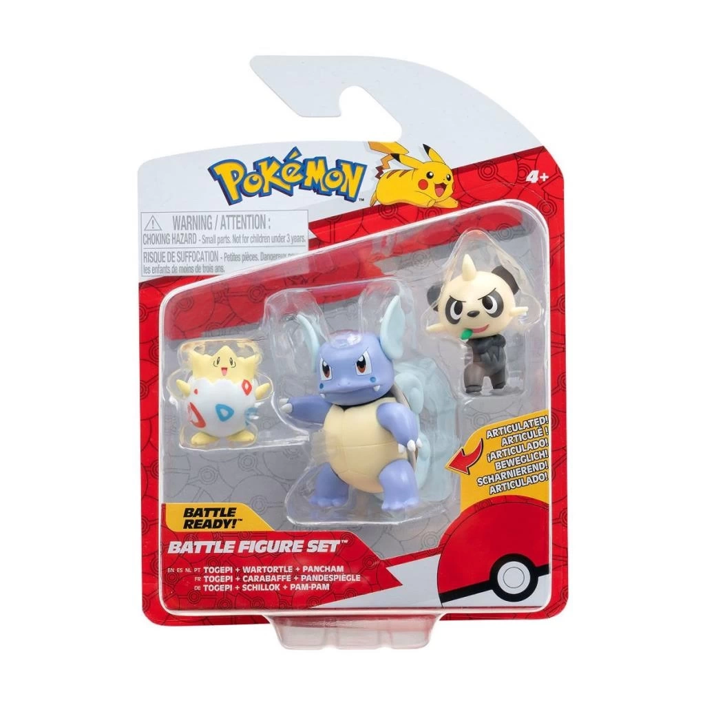 Nessiworld POK 95155-K Pokemon Battle 3lü Figür Seti