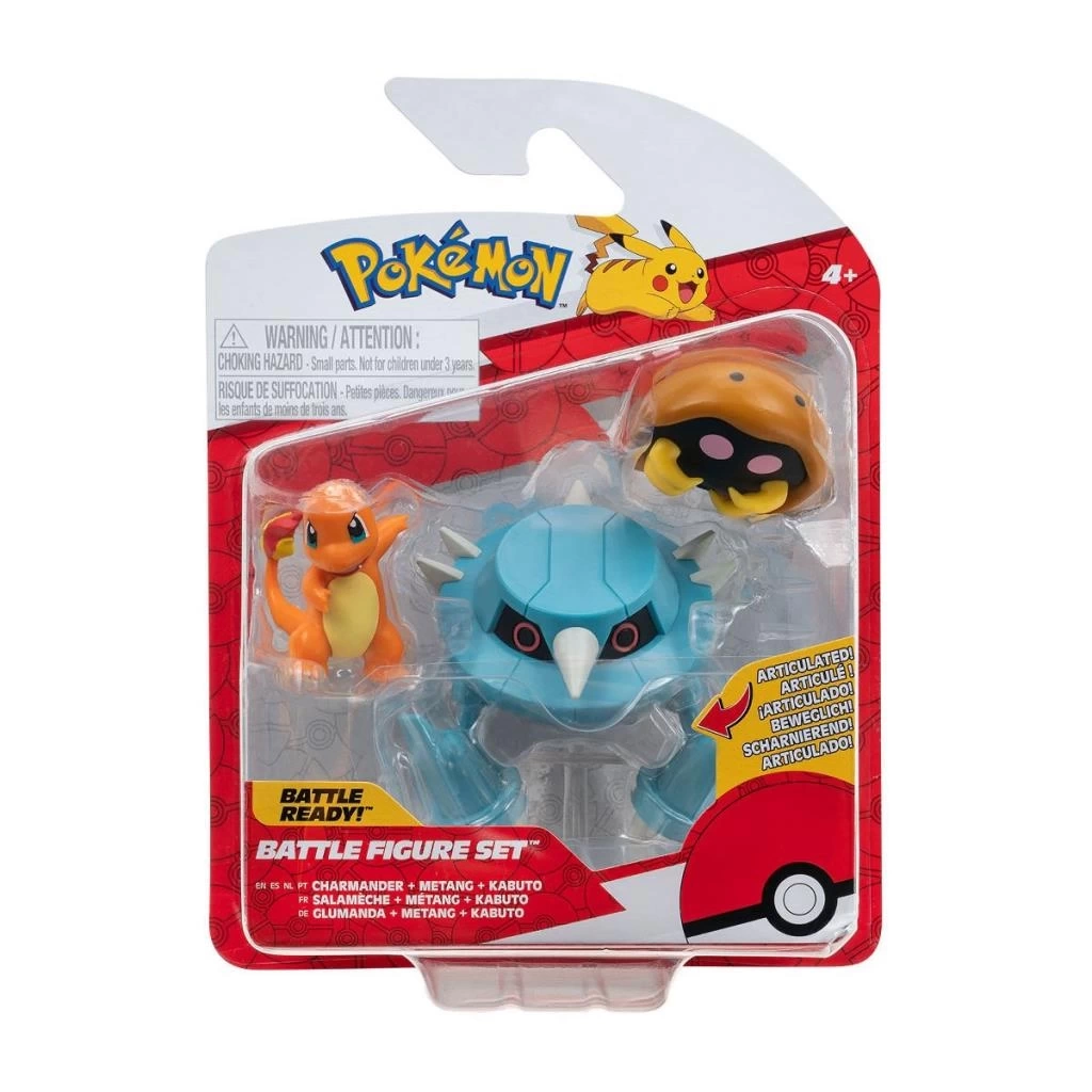 Nessiworld POK 95155-K Pokemon Battle 3lü Figür Seti