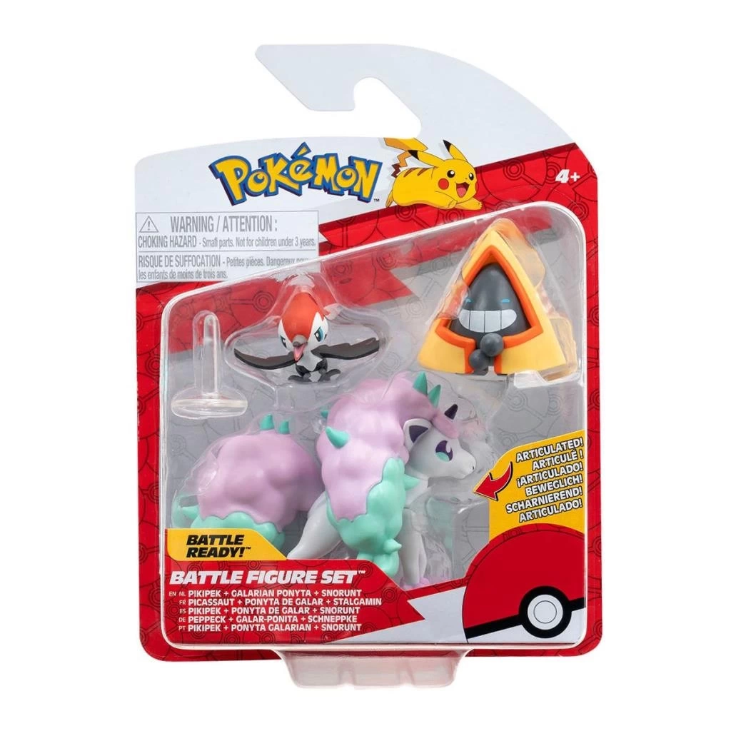 Nessiworld POK 95155-K Pokemon Battle 3lü Figür Seti