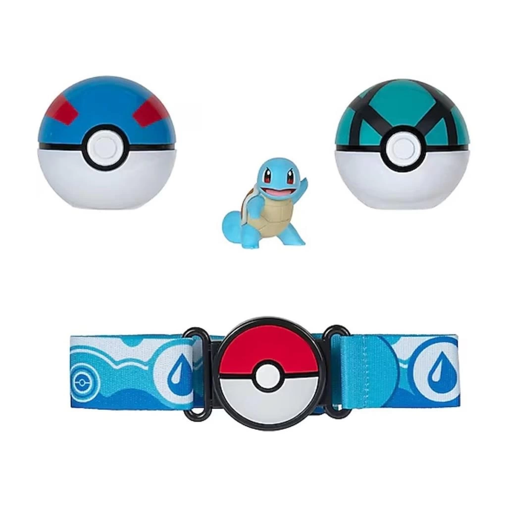 Nessiworld POK 95283-Q Pokemon Clip n Go Pokeball Kemer ve Figür Seti