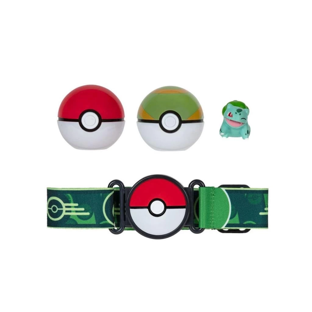 Nessiworld POK 95283-Q Pokemon Clip n Go Pokeball Kemer ve Figür Seti