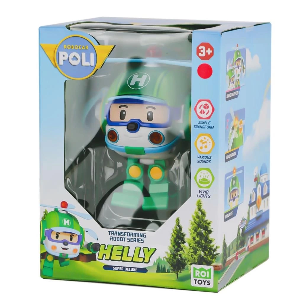 Nessiworld POLI MRT-688 Sesli ve Işıklı Robocar Poli Büyük Transforming Robot Helly -Necotoys