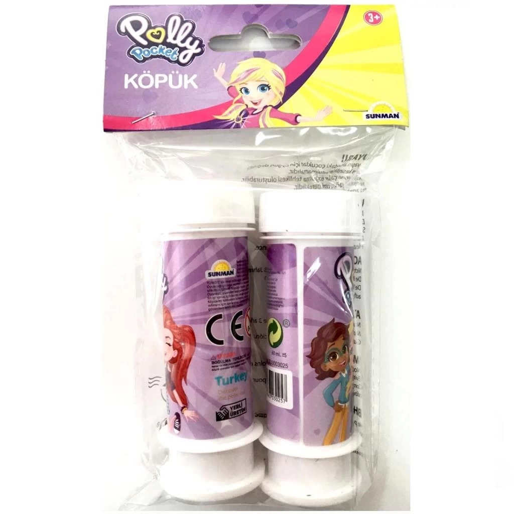 Nessiworld ​​​​​​​Polly Pocket Temalı 2li Köpük Baloncuk