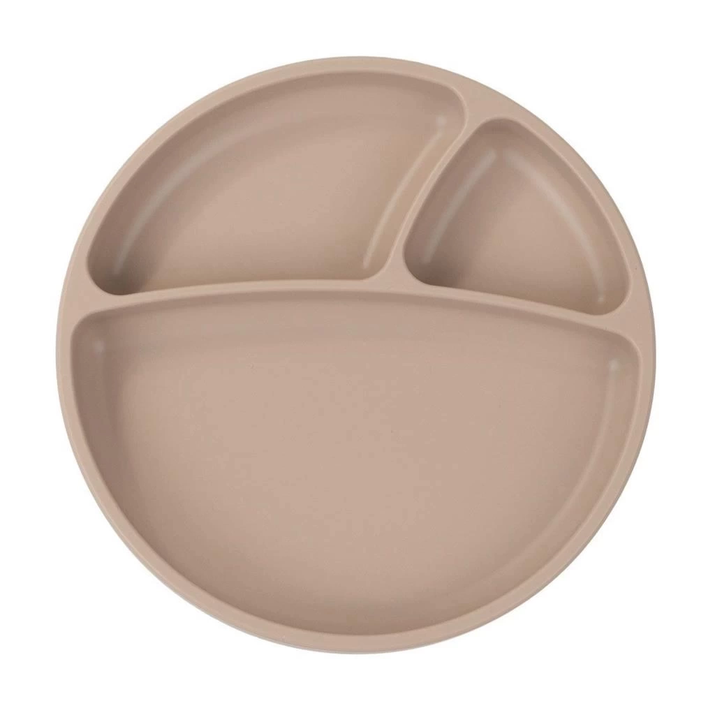 Nessiworld Porsiyon Vakum Tabanlı Silikon Tabak Bubble Beige