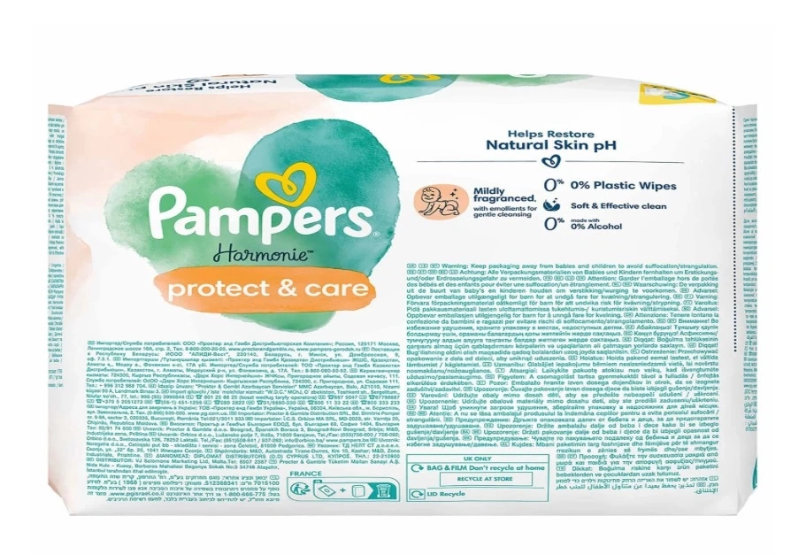 Nessiworld Prima Protect & Care Islak Havlu Mendil 4Lü 176 Yaprak