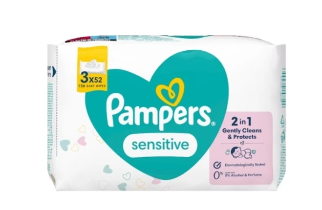 Nessiworld Prima Sensitive Islak Havlu Mendil 3Lü 156 Yaprak