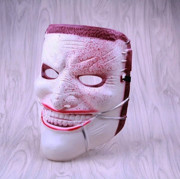 NessiWorld Reçine Ölüm Joker Maskesi Kanlı 23x18 cm