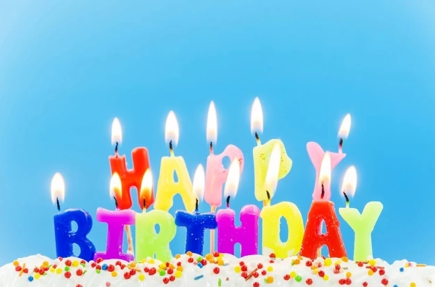 NessiWorld Rengarenk Happy Birthday Yazılabilen Doğum Günü Mumu