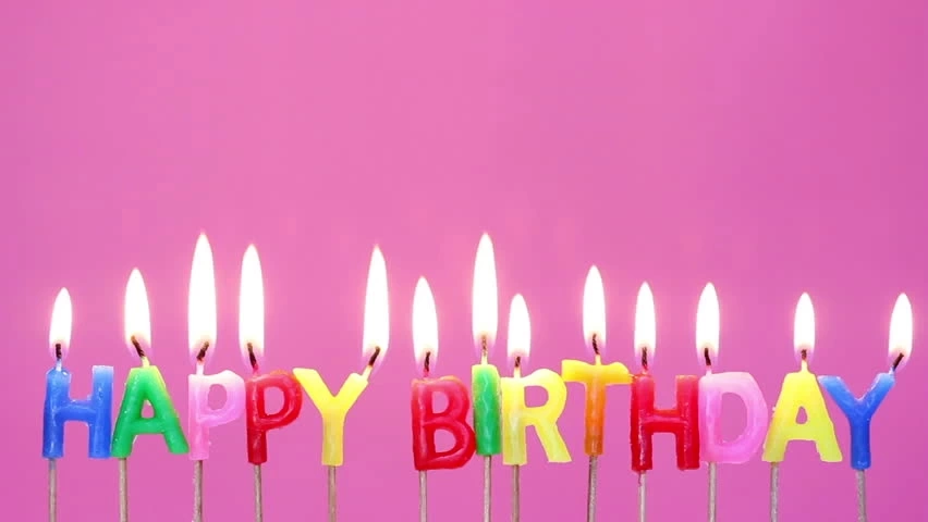 NessiWorld Rengarenk Happy Birthday Yazılabilen Doğum Günü Mumu