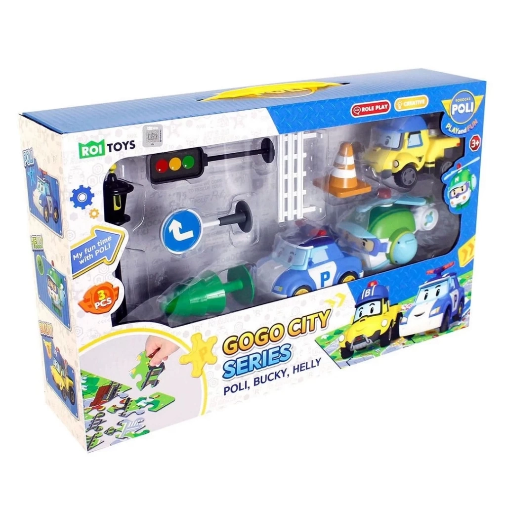 Nessiworld Robocar Poli Gogo City Series Oyun Seti