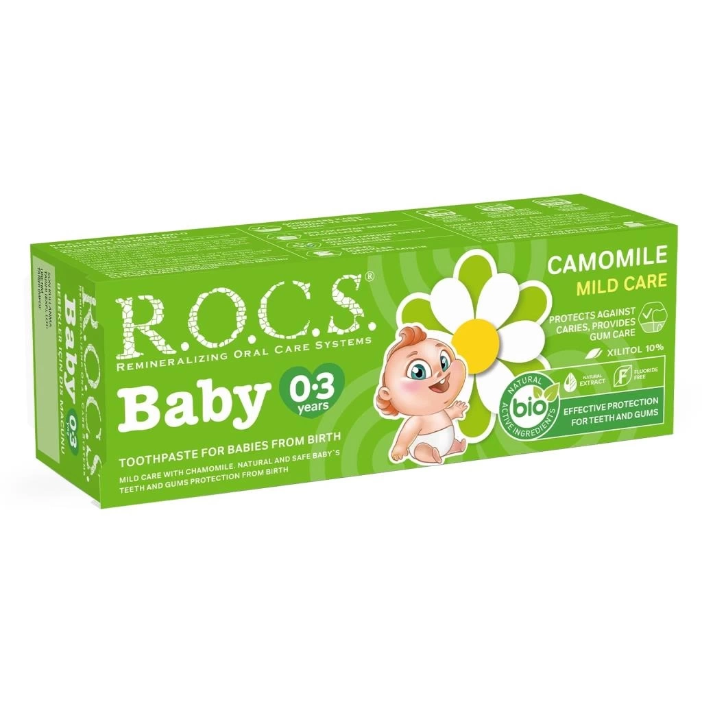 Nessiworld R.O.C.S.Baby Diş Macunu 0-3 Yaş 35 ml Papatya