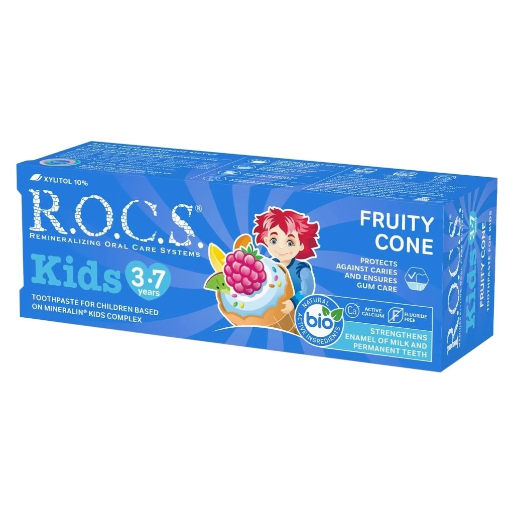 Nessiworld R.O.C.S.Kids Diş Macunu 3-7 Yaş 35 ml Meyve Külahı
