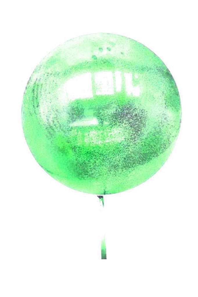 Nessiworld  Rose Gold Renk Simli Yuvarlak Şeffaf Balon 24 İnç