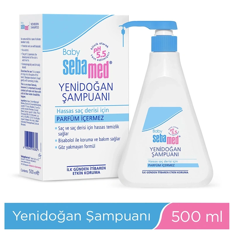 Nessiworld  Sebamed Baby Yenidoğan Bebek Şampuanı 500ml