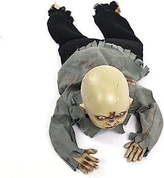 Nessiworld    Sesli Işıklı ve Sensörlü Yerde Emekleyen Hareketli Bebek Hayalet Zombi Dekor 30x85 cm
