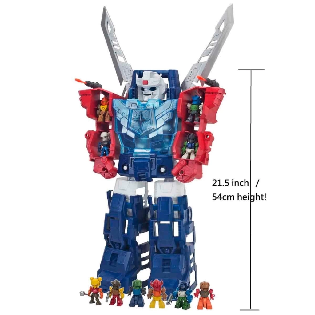 Nessiworld Sesli ve Işıklı Exobot Mega Morph Taşıyıcı Robot 54 cm
