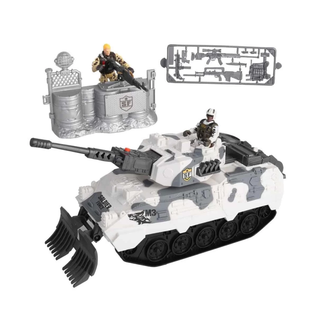 Nessiworld  Sesli ve Işıklı Soldier Force Kar Tankı Oyun Seti