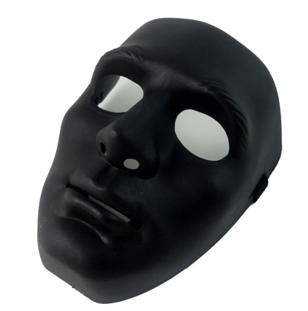 NessiWorld Siyah Renk Hip Hop Anonim Jabbawockeez Dans Maskesi 18x19 cm