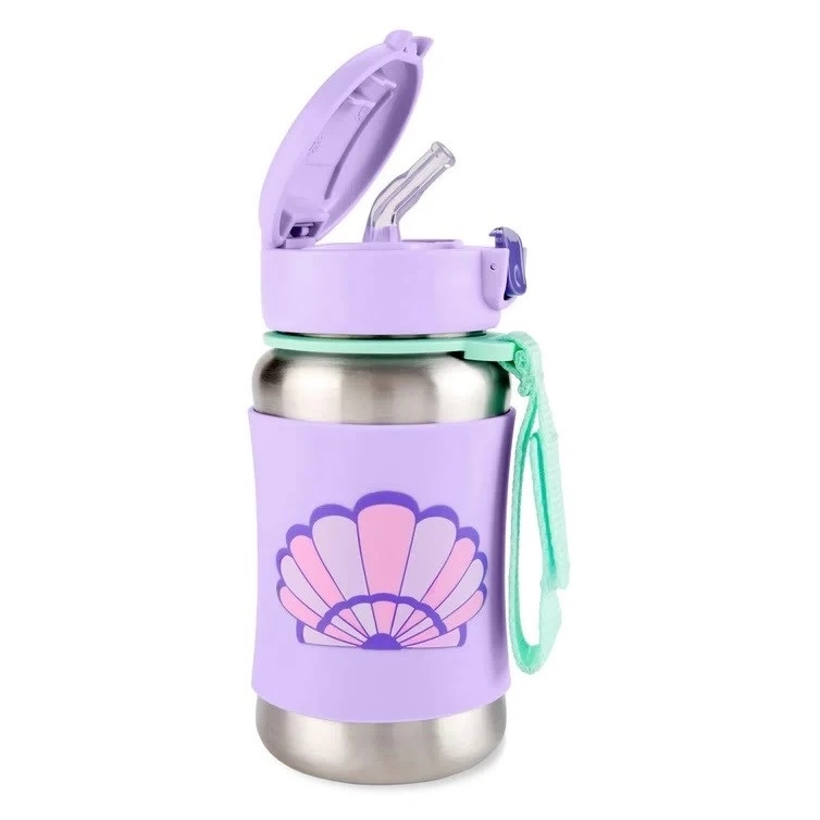 Nessiworld Skip Hop Zoo Pipetli Paslanmaz Çelik Suluk 350 ml Deniz Kabuğu
