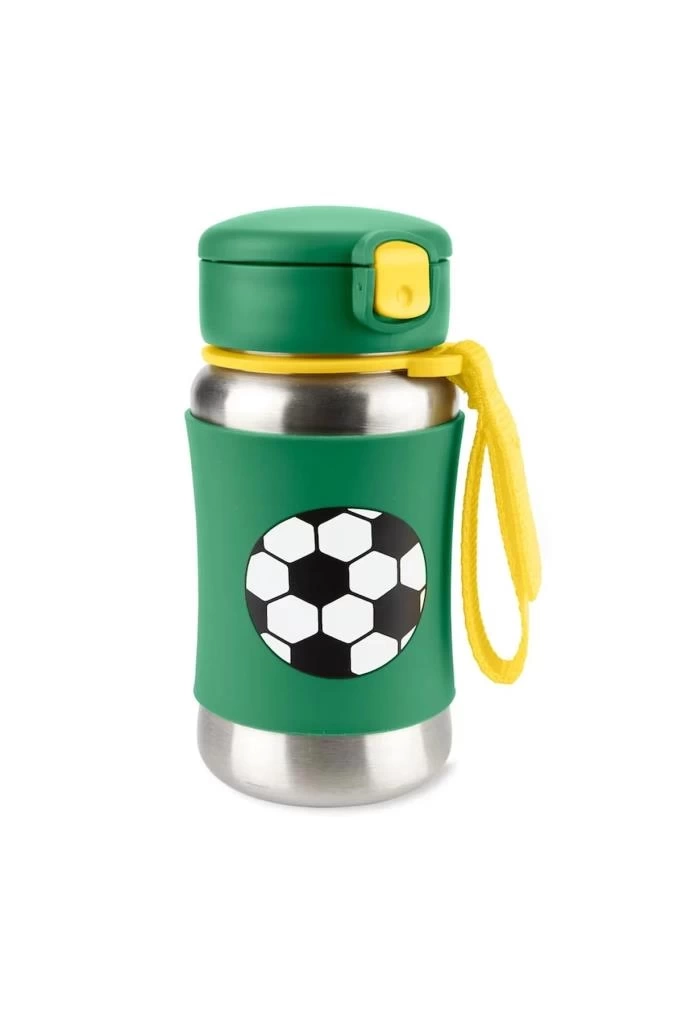Nessiworld Skip Hop Zoo Pipetli Paslanmaz Çelik Suluk 350 ml Futbol
