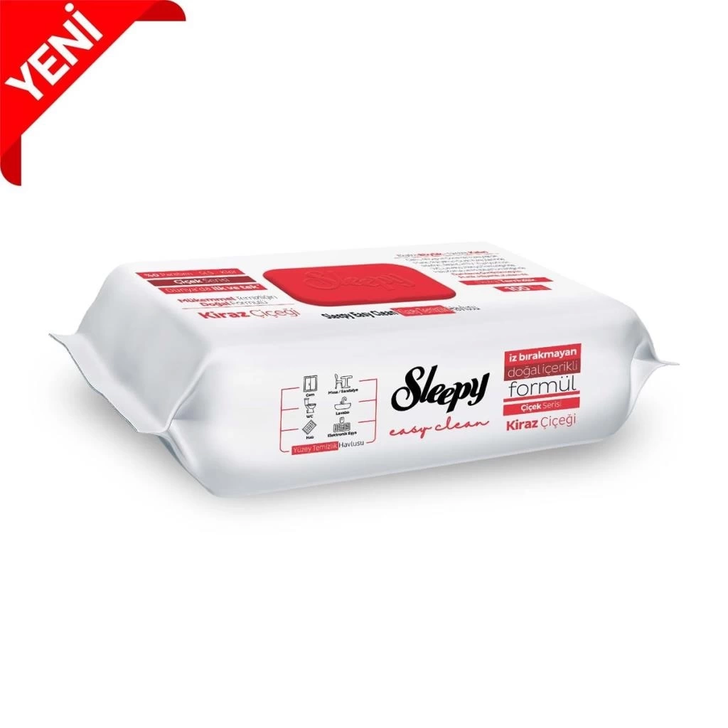 Nessiworld Sleepy Yüzey Temizlik Havlusu 100 Adet Kiraz