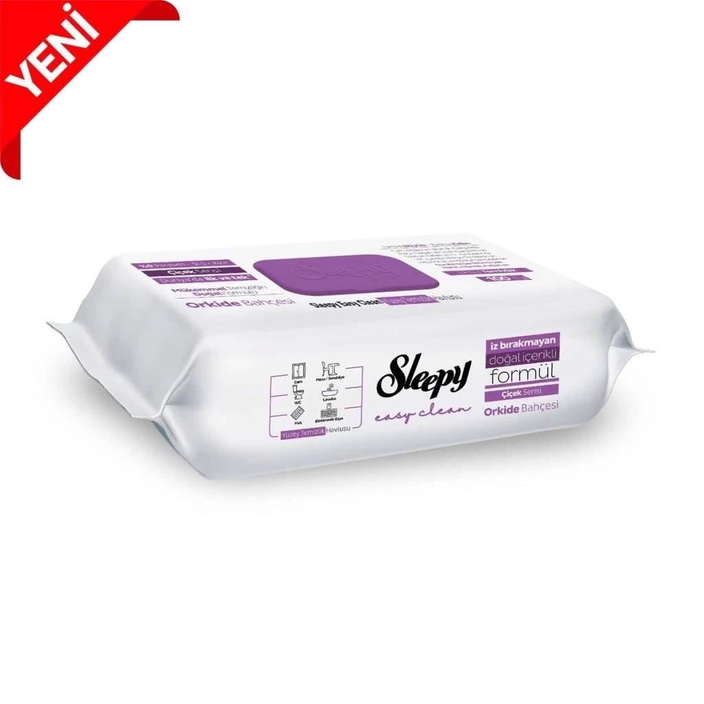 Nessiworld Sleepy Yüzey Temizlik Havlusu 100 Adet Orkide