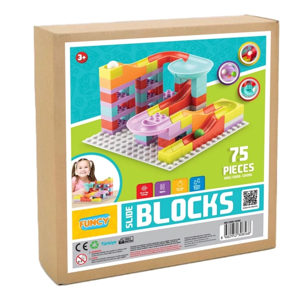 Nessiworld Slide Blocks 75 Parça