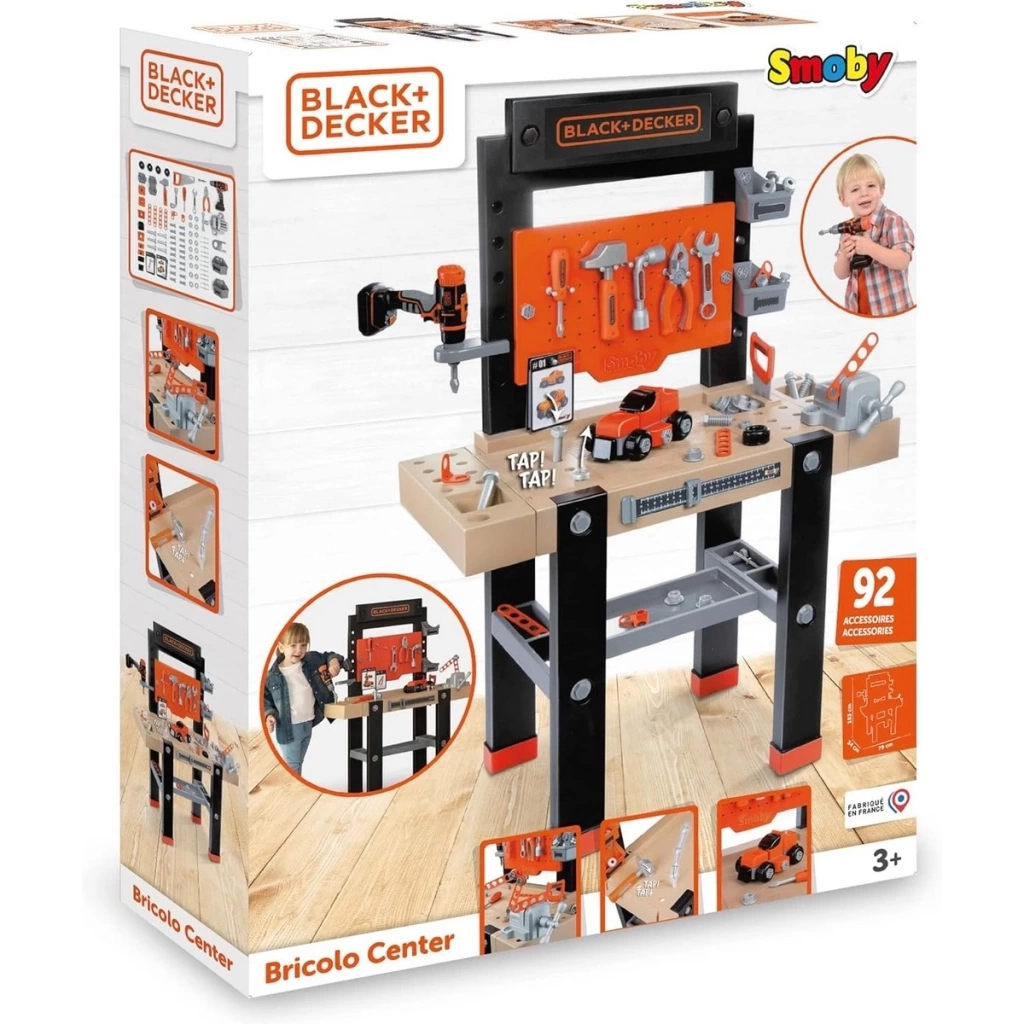 Nessiworld Smoby Black Decker Bricolo Ultimate Çalışma Tezgahı 360730