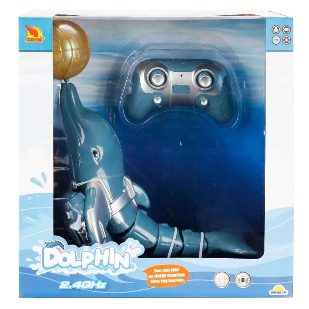 Nessiworld Suncon Işıklı USB Şarjlı Uzaktan Kumandalı Yunus Balığı