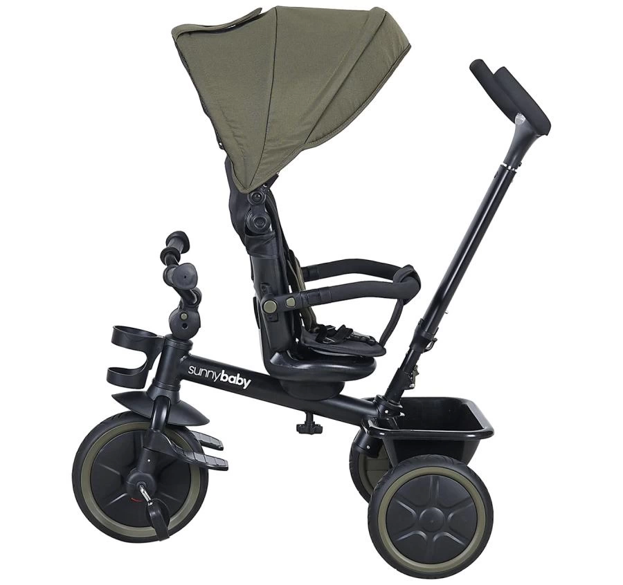 Nessiworld Sunny Baby Safari 6in1 3 Tekerlekli Çocuk Bisikleti Yeşil
