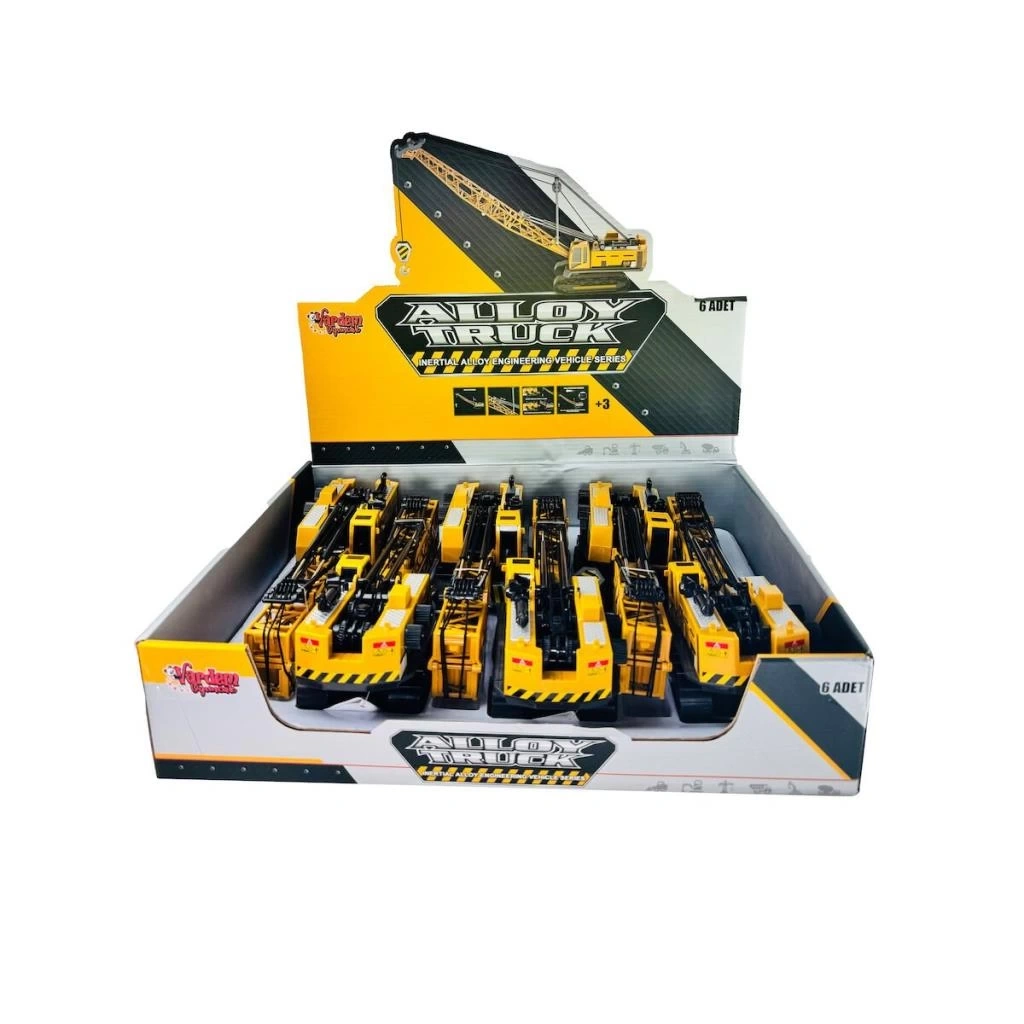 Nessiworld SZT-88925 Sürtmeli Metal İnşaat Aracı Vinç 1 55