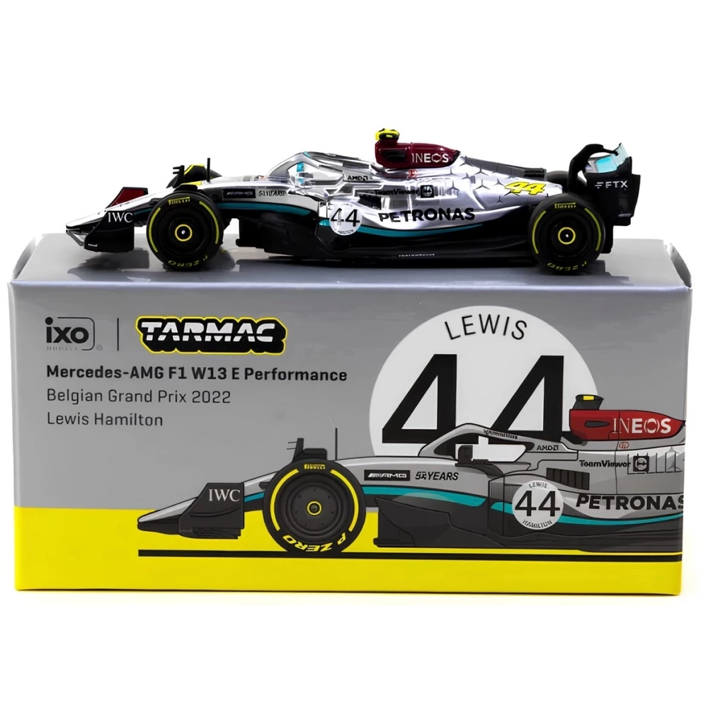 Nessiworld Tarmac Works 1/64 Mercedes-AMG F1 W13 E Performance Belgian Grand Prix 2022