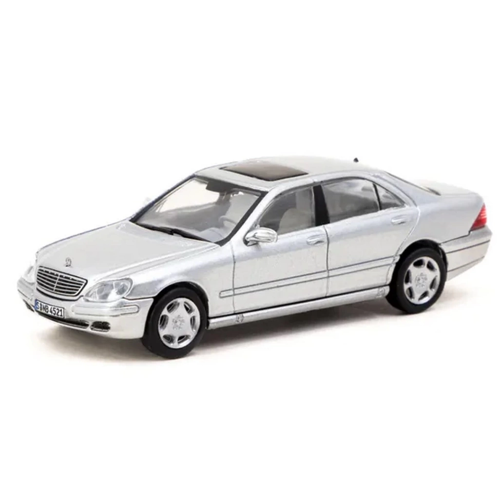 Nessiworld Tarmac Works 1/64 Mercedes Benz S Class Brilliant Silver Metal