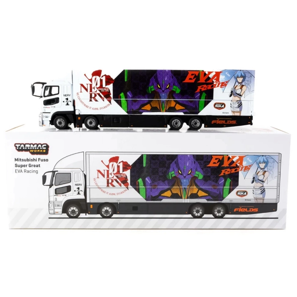 Nessiworld Tarmac Works 1/64 Mitsubishi Fuso Super Great EVA Racing