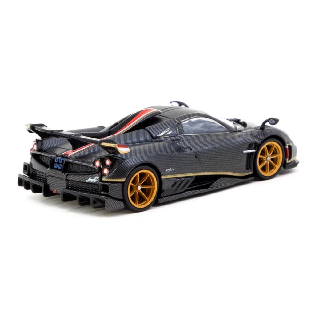 Nessiworld Tarmac Works 1/64 Pagani Imola Matt Black Carbon Fiber