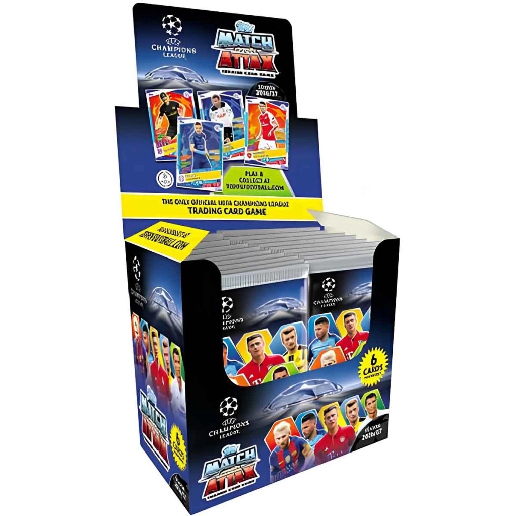 Nessiworld UEFA Şampiyonlar Ligi 16/17 Match Attax Futbolcu Kartları - 6lı Paket