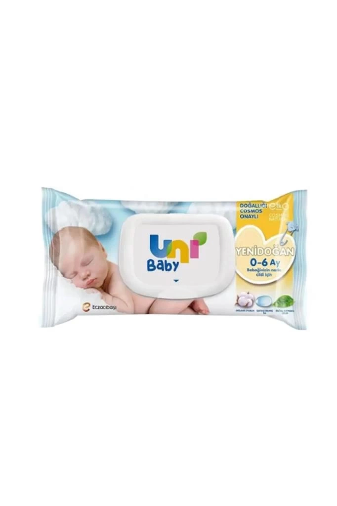 Nessiworld Uni Baby Yenidoğan Islak Havlu Mendil Tekli Paket 40Lı