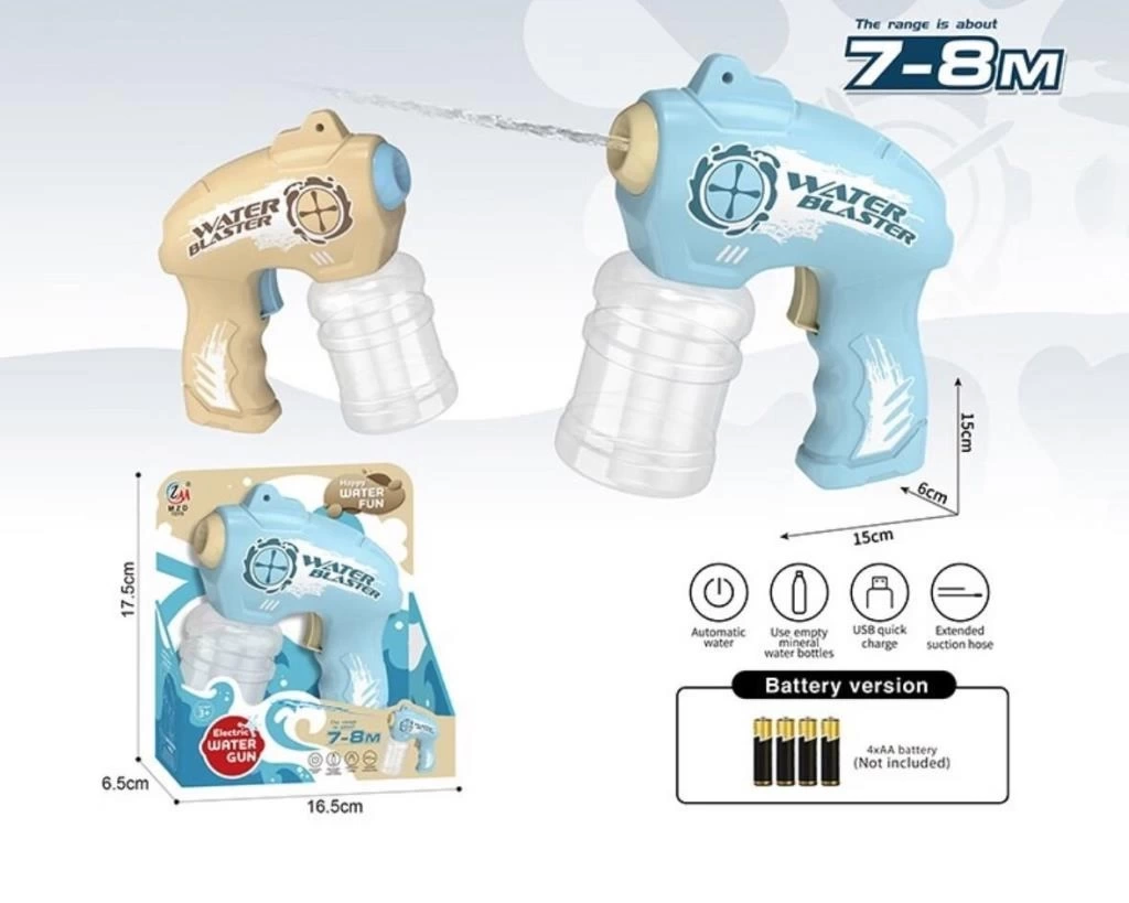 Nessiworld X3 PİLLİ OTOMATİK SU TABANCASI