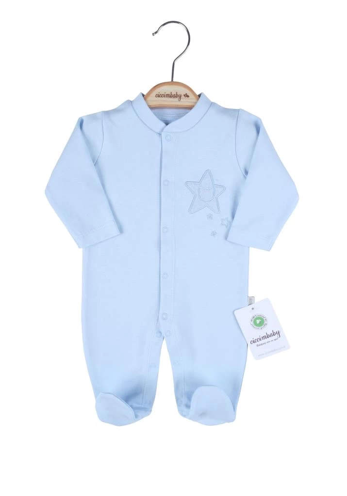 Nessiworld   Yıldızlı Ayıcık Patikli Tulum 4807 Mavi