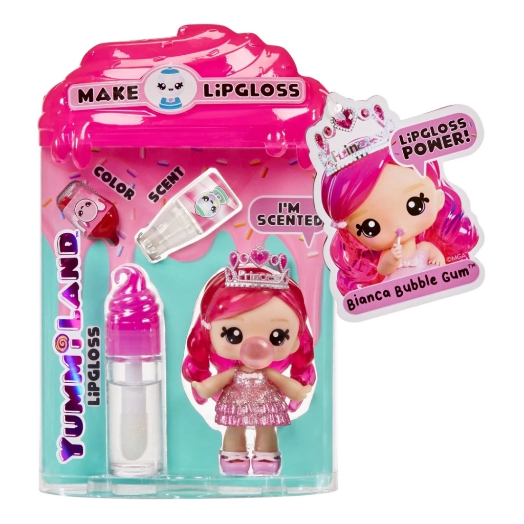 Nessiworld Yummiland Bianca Bubblegum Bebeği ve Dudak Parlatıcısı