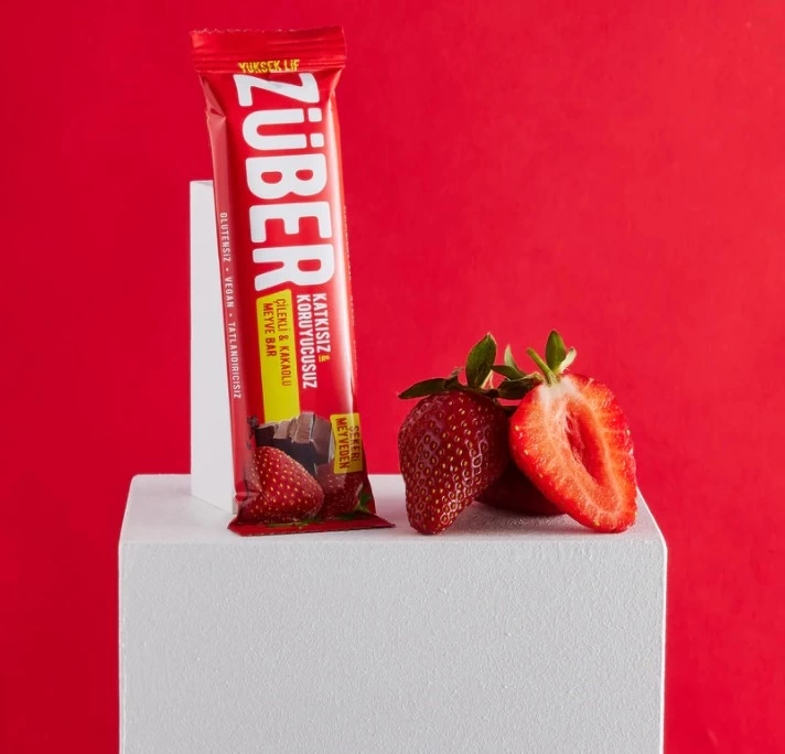 Nessiworld Züber Meyve Barı 40 Gr Çilekli Kakaolu