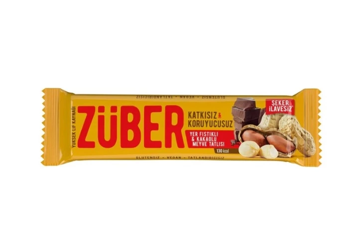 Nessiworld Züber Meyve Barı 40 Gr Yer Fıstıklı ve Kakaolu