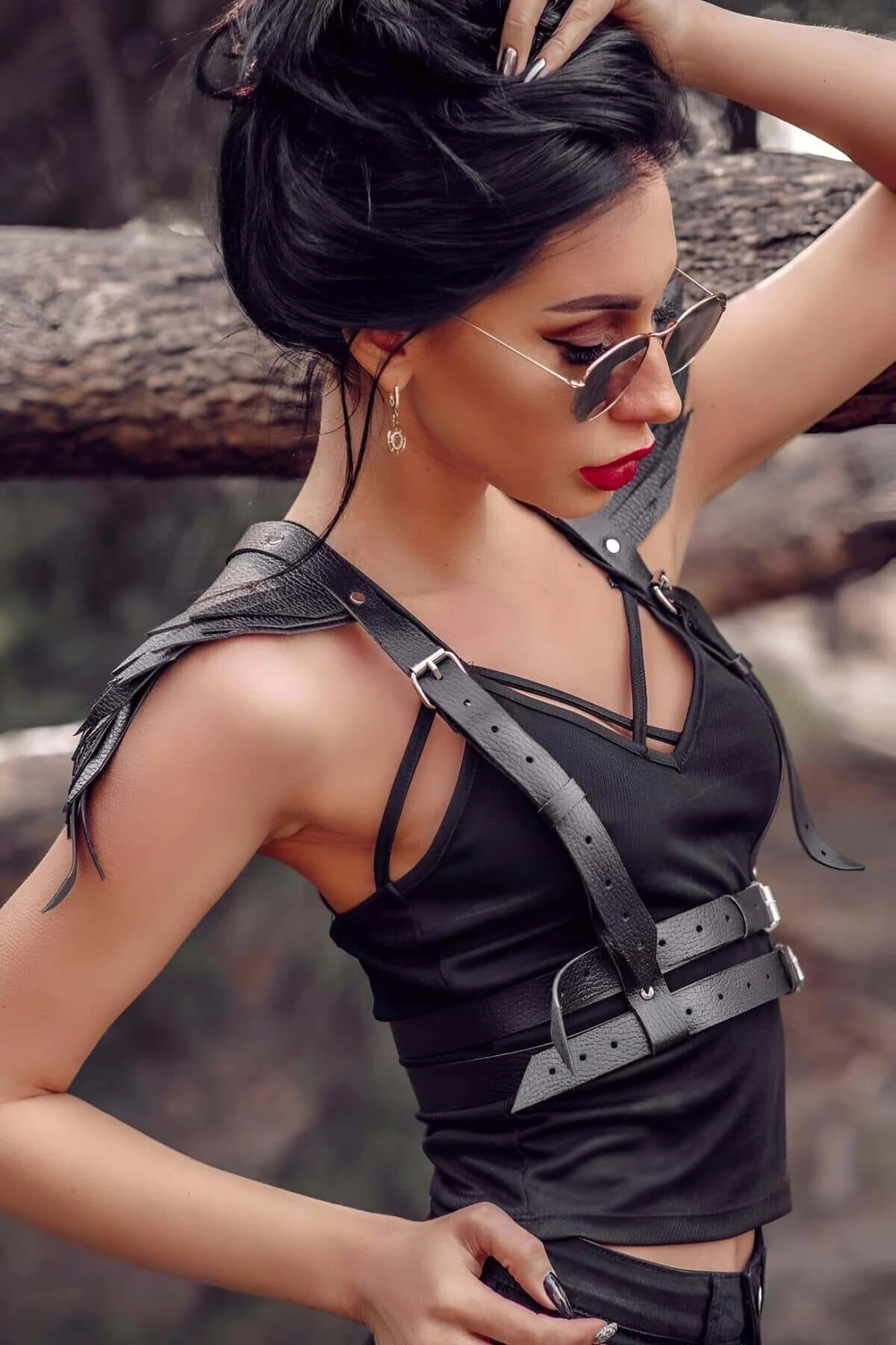 Omuz Kanatlı Çift Bel Harness - Brf717