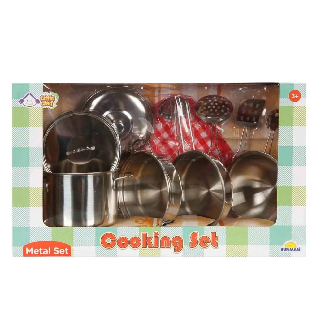Oyuncak Metal Pişirme Seti