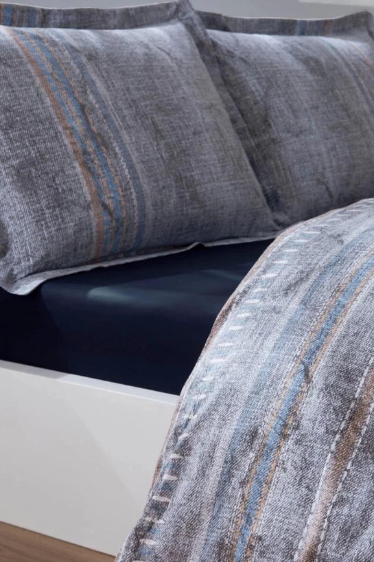 Özdilek Denim Çift Kişilik Nevresim Takımı Colorado Mavi