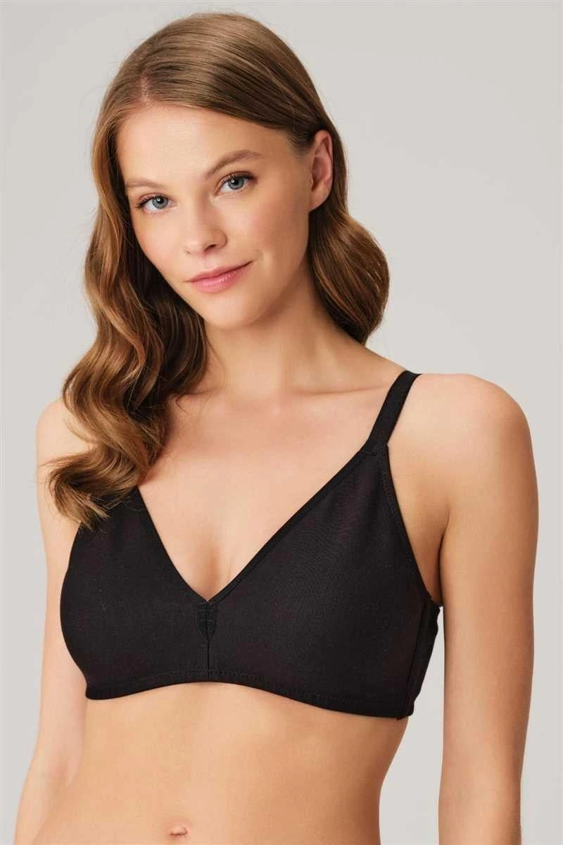 Pamuklu Balensiz Desteksiz Dolgusuz Toparlayıcı Küçültücü Sütyen