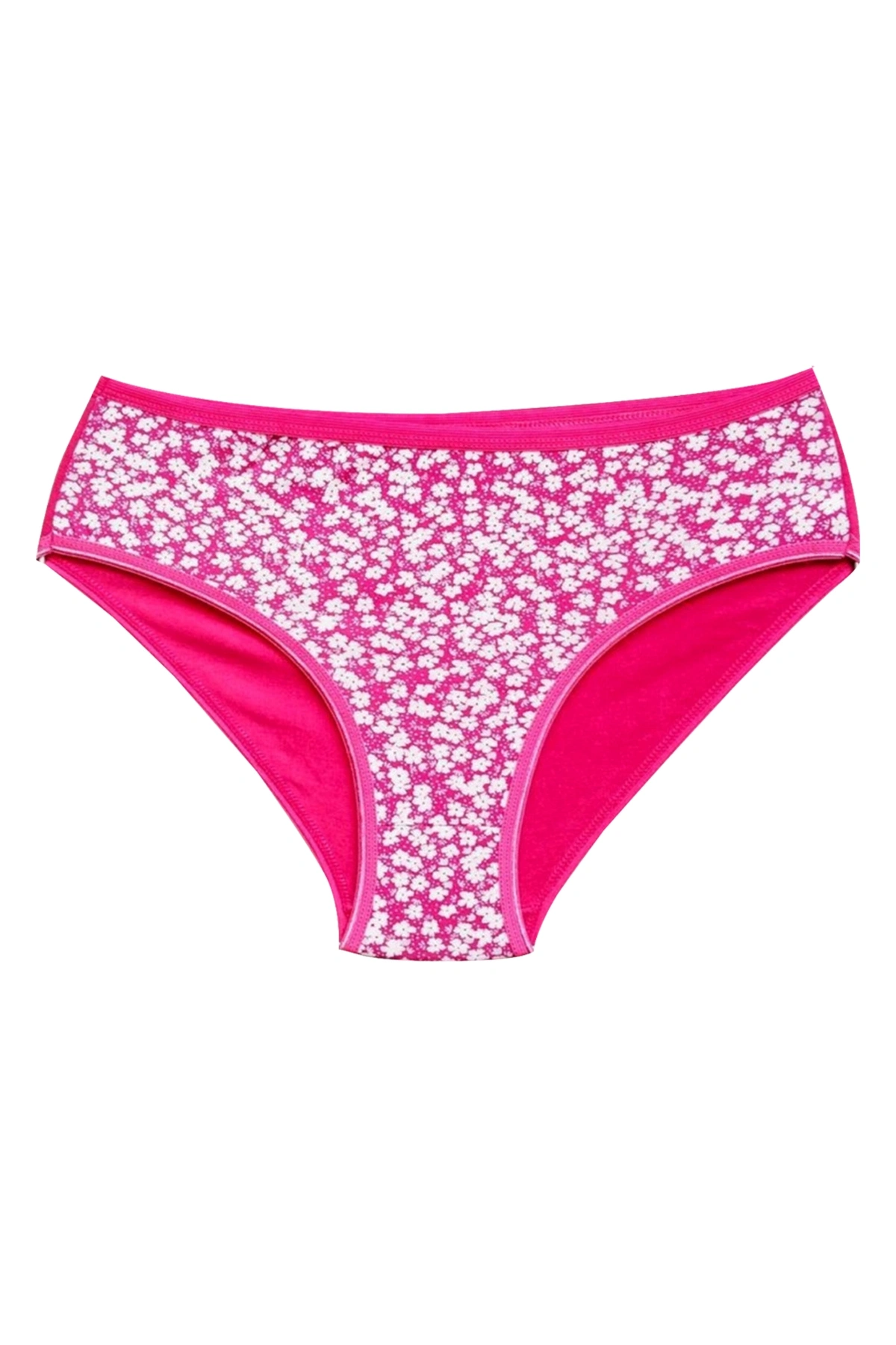 Pamuklu Geniş Kenarlı Likralı Desenli Bato Kadın Külot 5li Paket Set 2