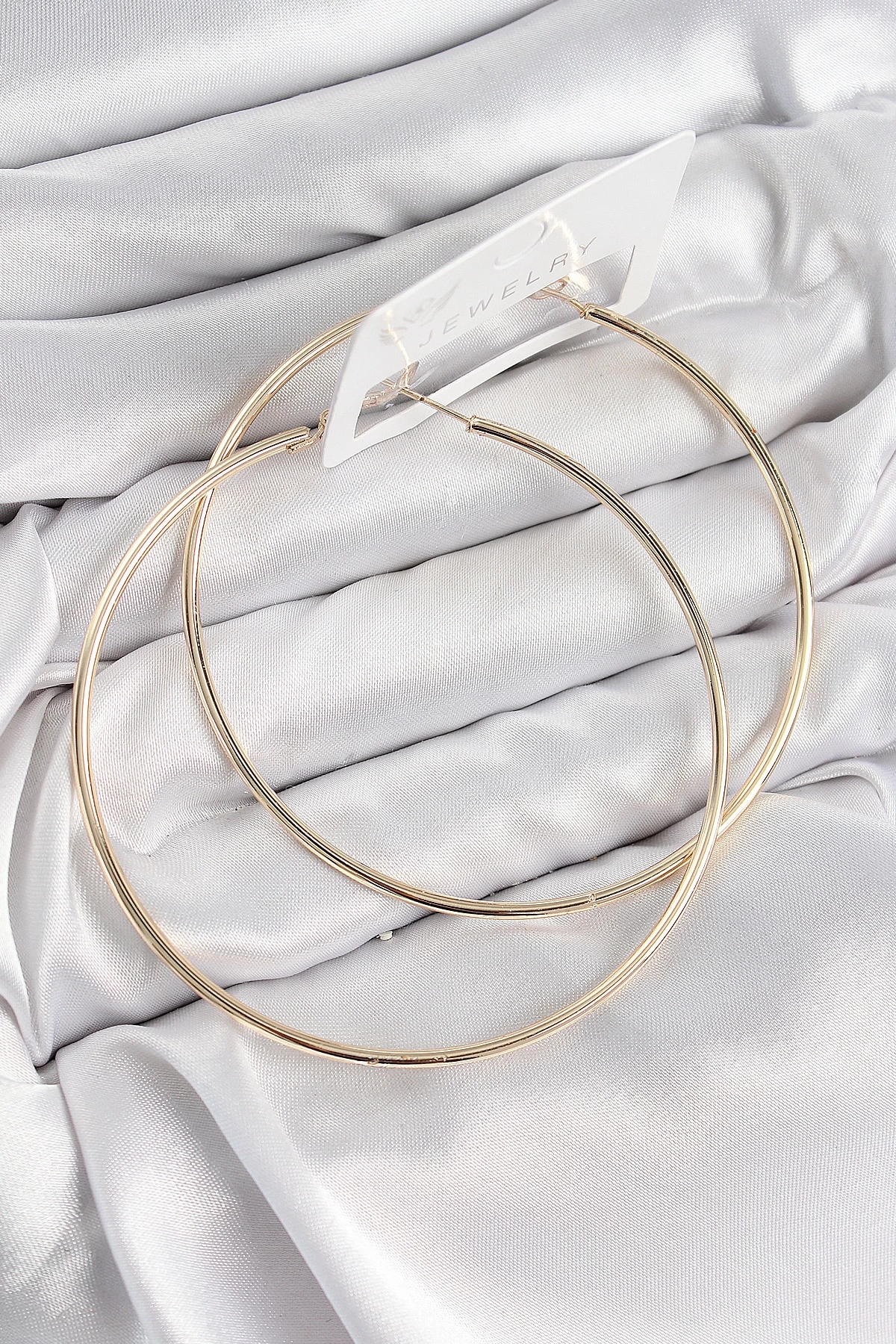 Pirinç Halka Model Gold Renk Kadın Küpe