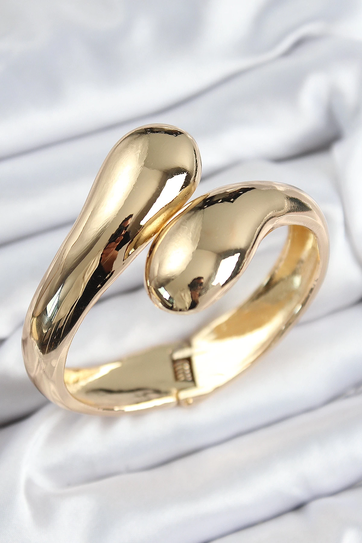 Pirinç Sarmal Model Gold Renk Kadın Kelepçe